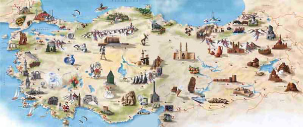 Turkey Archeologic Map